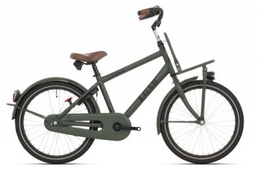 Bikefun Load 20 Inch Jongens Kaki Green Mat