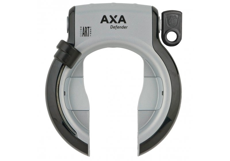 Axa Ringslot Defender Zilver-12933