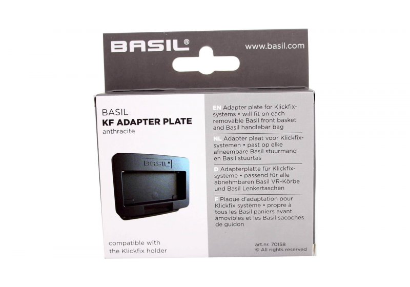 Basil Kf - Adapterplaat - Zwart-4808