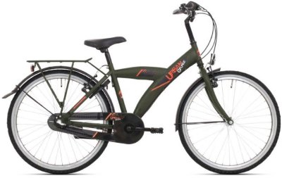 Bikefun Urban City 26 Inch 3V Jongens Elegance Mat Groen