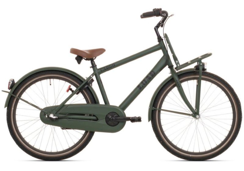 Bikefun Load 24 Inch 3V Jongens Kaki Green Mat-31213
