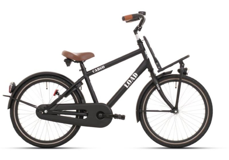 Bikefun Load 20 Inch Jongens Mat Zwart-31222